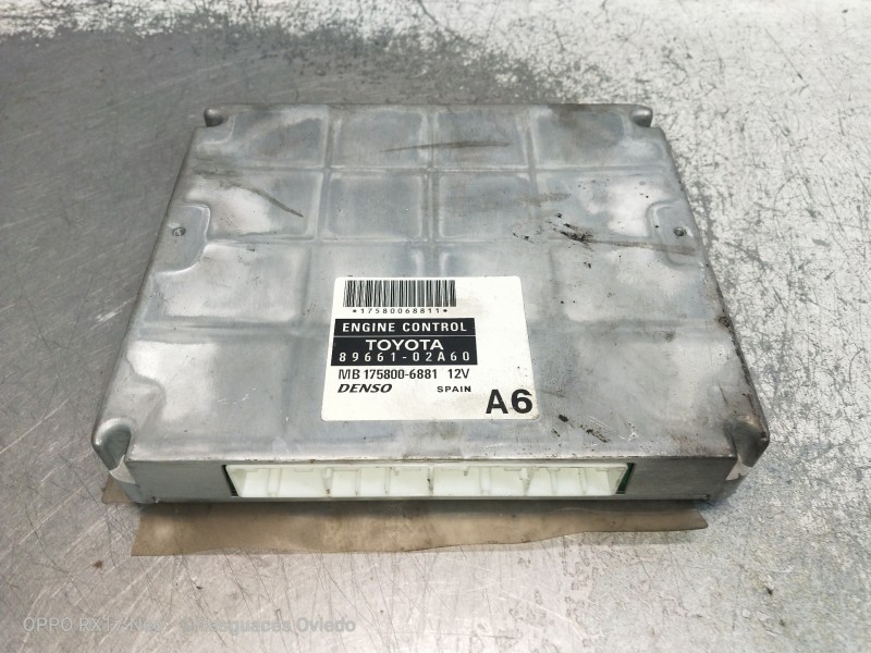 Recambio de centralita motor uce para toyota corolla (e12) 2.0 d-cat referencia OEM IAM 8966102A60 MB1758006881 