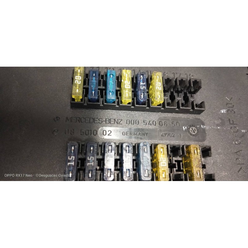 Recambio de modulo electronico para mercedes vito (w638) caja cerrada 110 cdi  (638.094) referencia OEM IAM 0005400650 08501002 