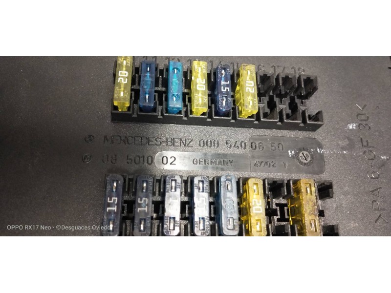 Recambio de modulo electronico para mercedes vito (w638) caja cerrada 110 cdi  (638.094) referencia OEM IAM 0005400650 08501002 