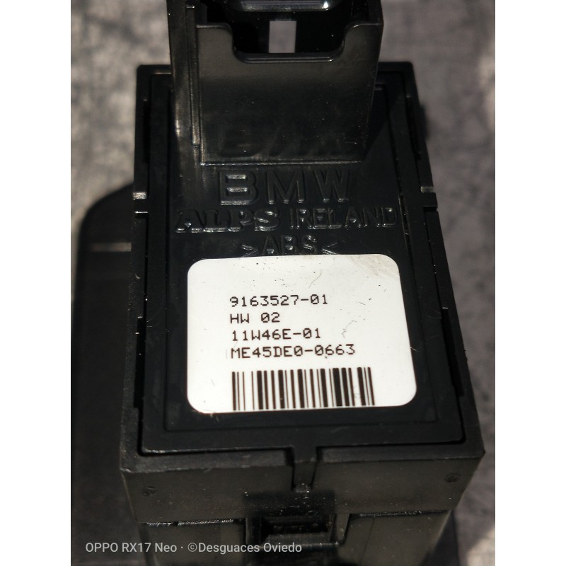 Recambio de mando elevalunas delantero derecho para bmw serie 5 lim. (f10) 530d xdrive referencia OEM IAM 916352701 11W46E01 4P