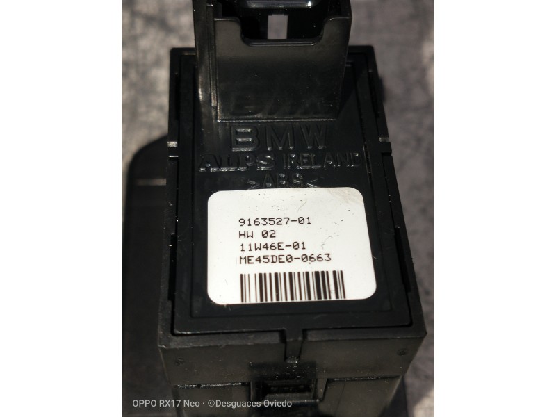 Recambio de mando elevalunas delantero derecho para bmw serie 5 lim. (f10) 530d xdrive referencia OEM IAM 916352701 11W46E01 4P