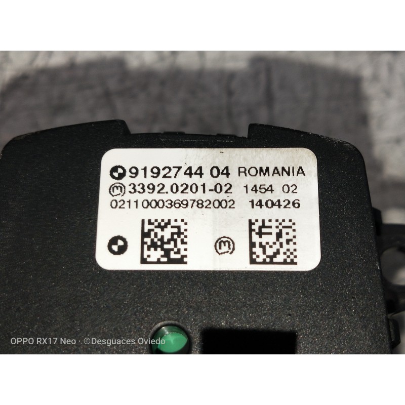 Recambio de mando luces para bmw serie 5 lim. (f10) 530d xdrive referencia OEM IAM 919274404 3392020102 INTERRUPTOR