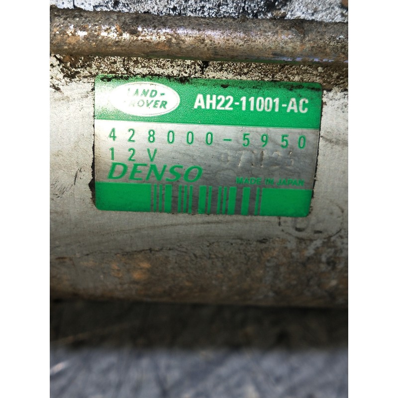Recambio de motor arranque para land rover range rover sport v6 td s referencia OEM IAM AH2211001AC 4280005950 DENSO
