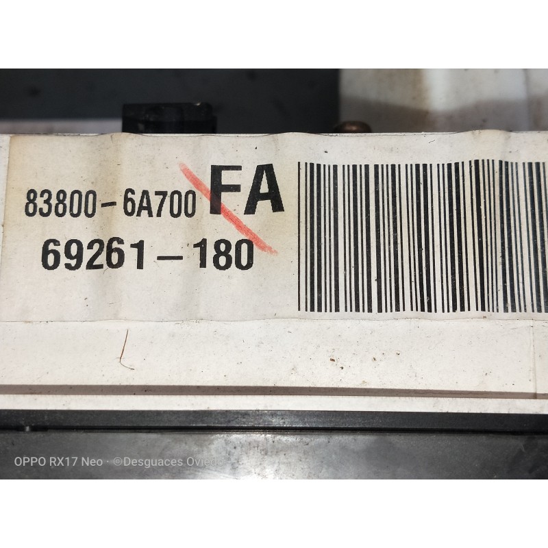 Recambio de cuadro instrumentos para toyota land cruiser (j9) td vx (3-ptas.) (kzj90) referencia OEM IAM 838006A700FA 69261180 