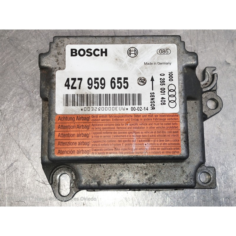 Recambio de kit airbag para audi allroad quattro (4b5) 2.5 tdi (132kw) referencia OEM IAM 4Z7959655 0285001408 