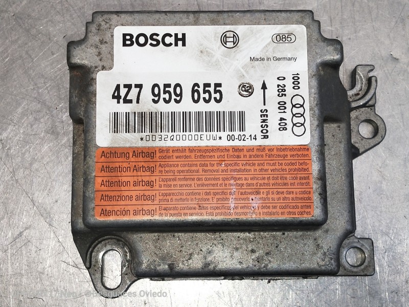 Recambio de kit airbag para audi allroad quattro (4b5) 2.5 tdi (132kw) referencia OEM IAM 4Z7959655 0285001408 