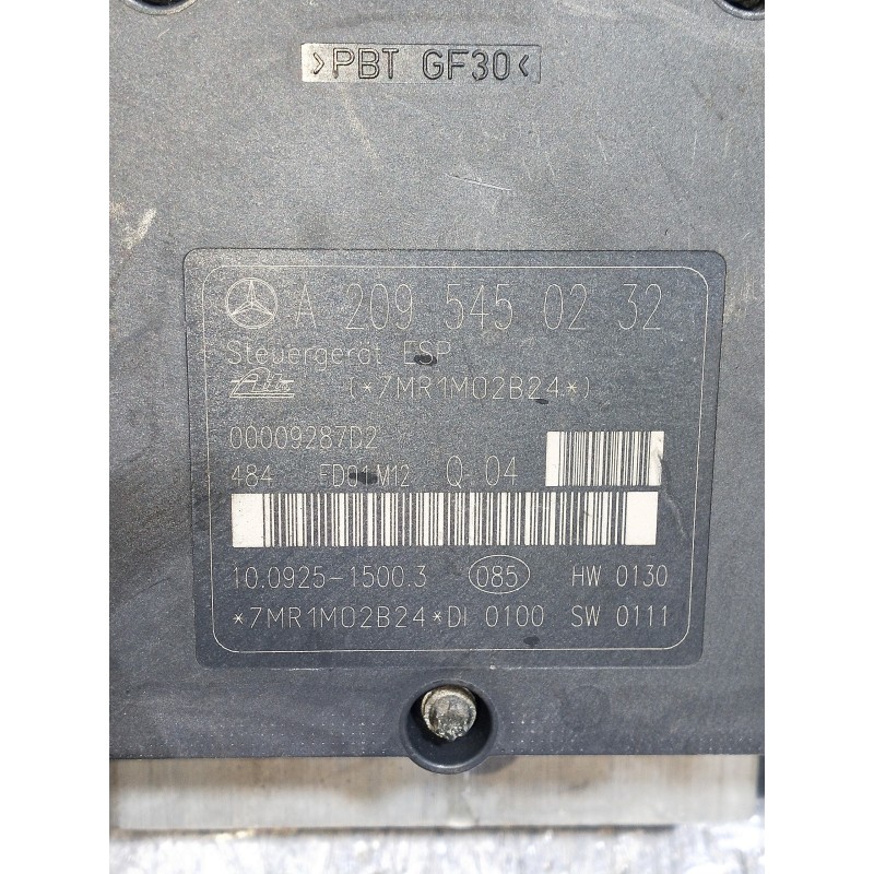 Recambio de abs para mercedes clase c (w203) berlina 220 cdi (203.006) referencia OEM IAM 10092515003 A2095450232 A0034319412 10