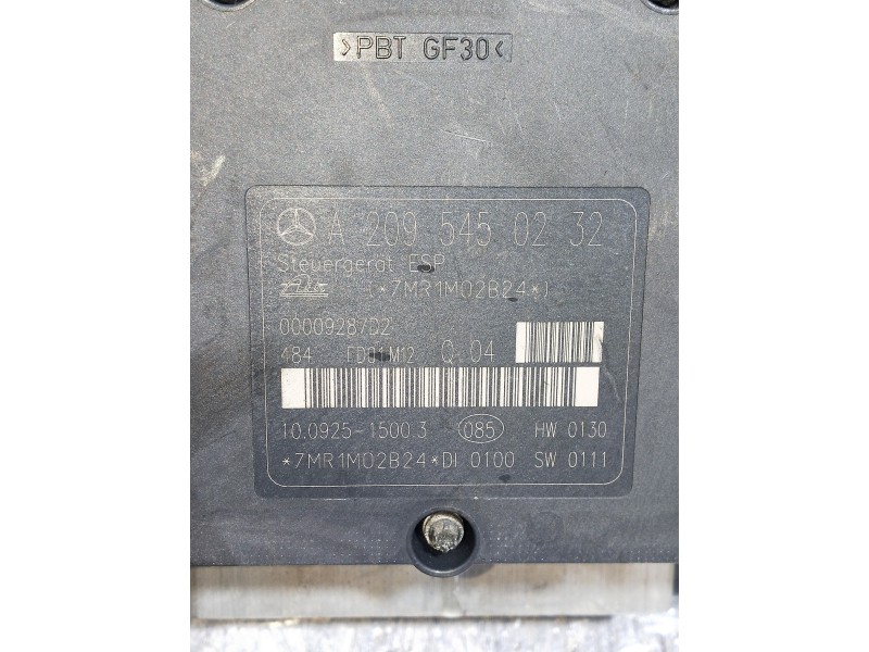 Recambio de abs para mercedes clase c (w203) berlina 220 cdi (203.006) referencia OEM IAM 10092515003 A2095450232 A0034319412 10