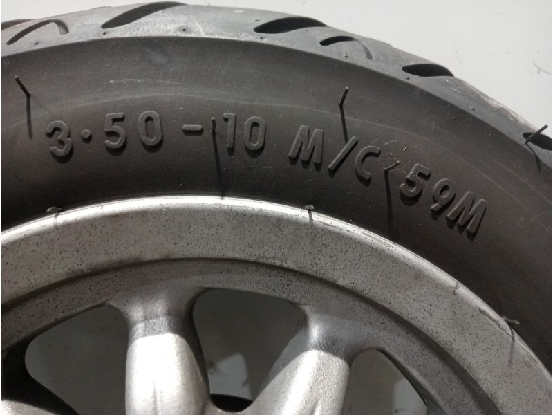Recambio de rueda para daelim besbi 125 besbi 125 referencia OEM IAM TRASERA 3.50/10 