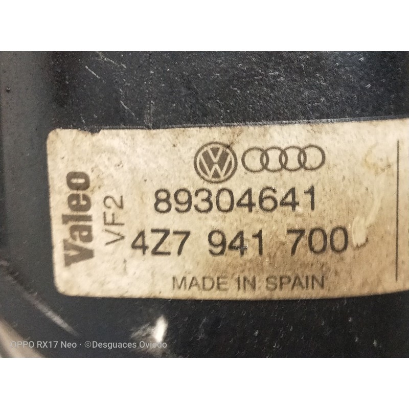 Recambio de faro antiniebla derecho para audi allroad quattro (4b5) 2.5 tdi (132kw) referencia OEM IAM 89304641 4Z7941700 VER FO