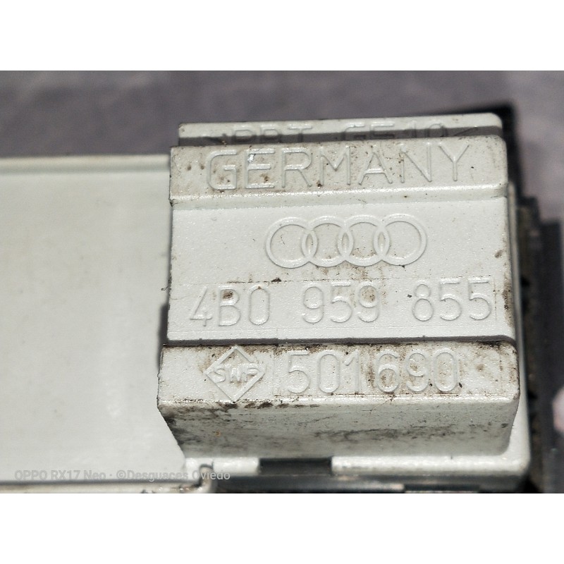Recambio de mando elevalunas delantero derecho para audi allroad quattro (4b5) 2.5 tdi (132kw) referencia OEM IAM 4B0959855 5016