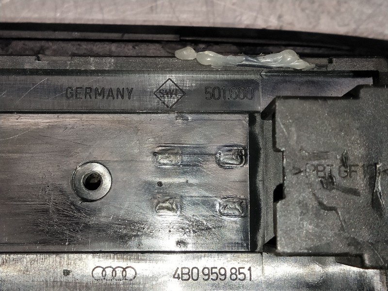 Recambio de mando elevalunas delantero izquierdo para audi allroad quattro (4b5) 2.5 tdi (132kw) referencia OEM IAM 4B0959851 50