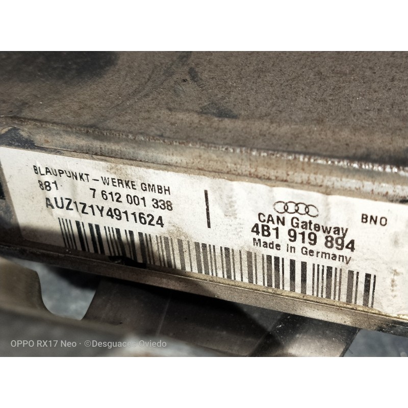 Recambio de modulo electronico para audi allroad quattro (4b5) 2.5 tdi (132kw) referencia OEM IAM 4B1919894 AUZ1Z1Y4911624 