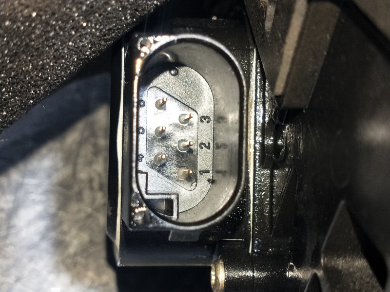 Recambio de potenciometro pedal para mercedes clase c (w203) berlina 220 cdi (203.006) referencia OEM IAM A2033000104  
