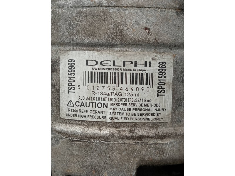 Recambio de compresor aire acondicionado para audi a5 coupe (8t) 2.7 tdi referencia OEM IAM TSP0159969  