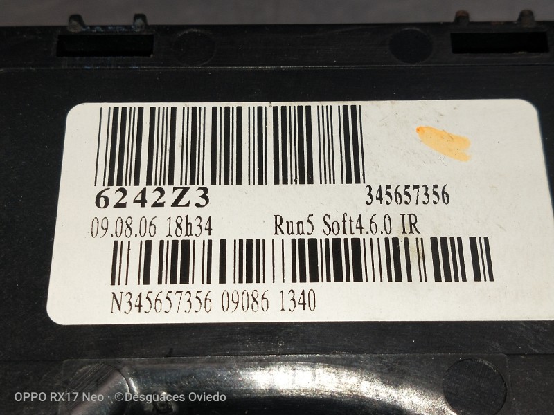 Recambio de mando luces para citroen c4 berlina vtr plus referencia OEM IAM 6242Z3 345657356 N345657356