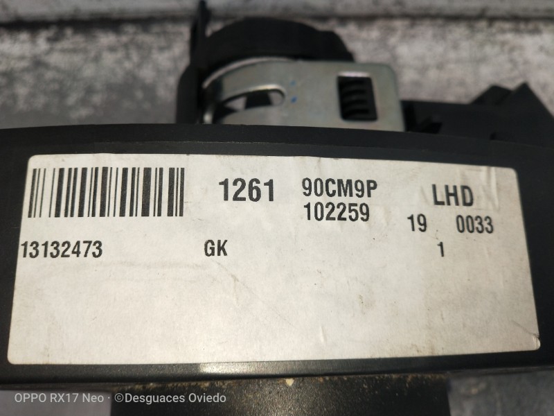 Recambio de mando luces para opel vectra c berlina comfort referencia OEM IAM 13132473 126190CM9P 102259