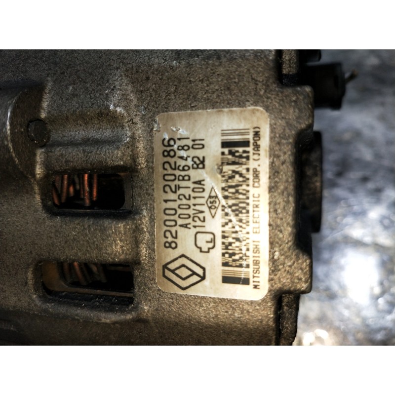 Recambio de alternador para renault clio ii fase ii (b/cb0) authentique referencia OEM IAM 8200120286 A002TB6481 