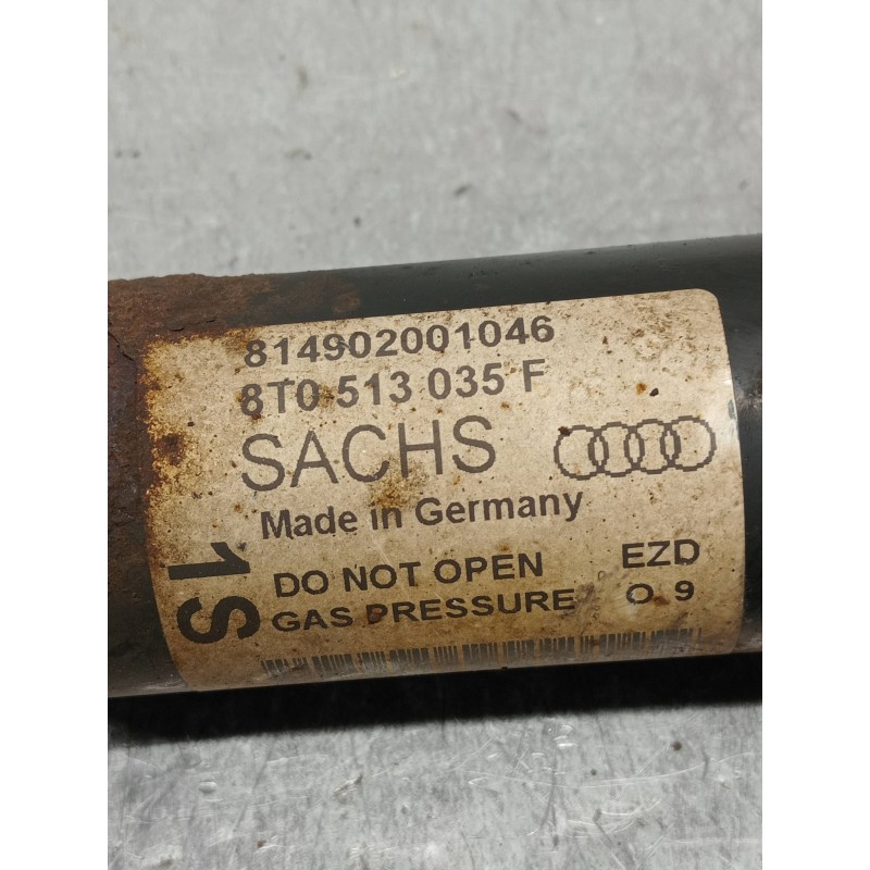 Recambio de amortiguador trasero derecho para audi a5 coupe (8t) 2.7 tdi referencia OEM IAM 8T0513035F 814902001046 