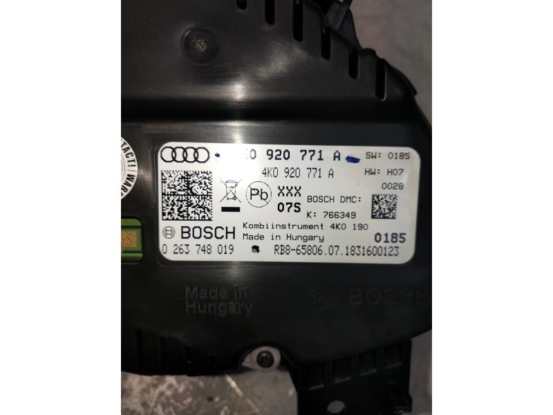 Recambio de cuadro instrumentos para audi a6 berlina (4a2) 40 tdi design referencia OEM IAM 4K0920771A 0263748019 