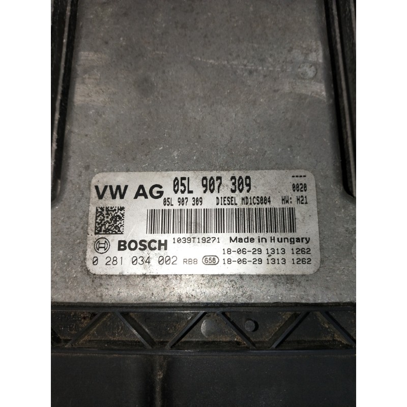 Recambio de centralita motor uce para audi a6 berlina (4a2) 40 tdi design referencia OEM IAM 05L907309 0281034002 