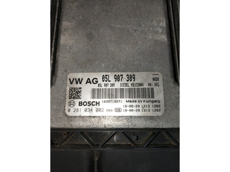 Recambio de centralita motor uce para audi a6 berlina (4a2) 40 tdi design referencia OEM IAM 05L907309 0281034002 