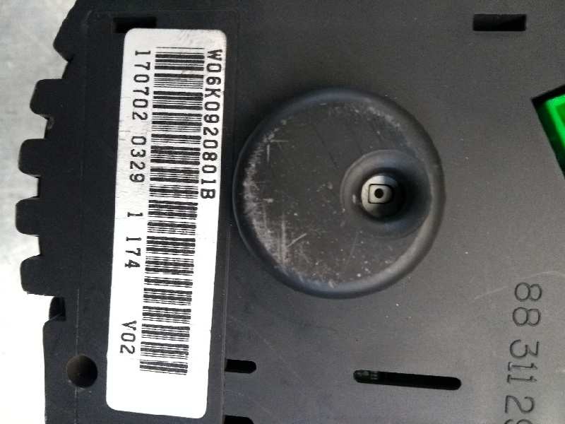 Recambio de cuadro instrumentos para seat cordoba berlina (6k2) 1.6 referencia OEM IAM 110008924025 W06K920801B 