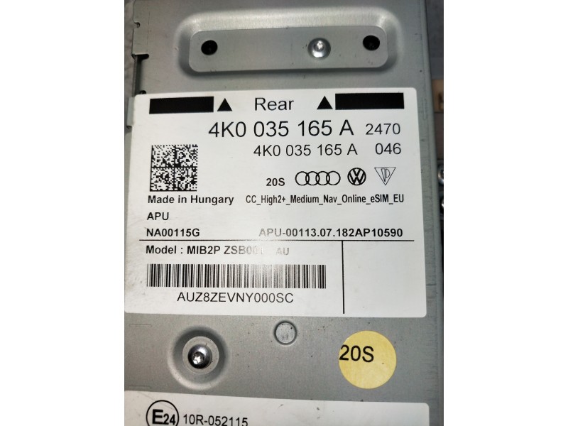 Recambio de sistema navegacion gps para audi a6 berlina (4a2) 40 tdi design referencia OEM IAM 4K0035165A  