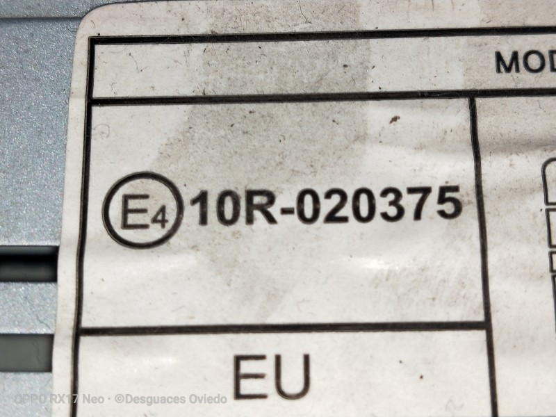 Recambio de sistema audio / radio cd para chevrolet captiva 2.0 vcdi ls referencia OEM IAM 10R020375  