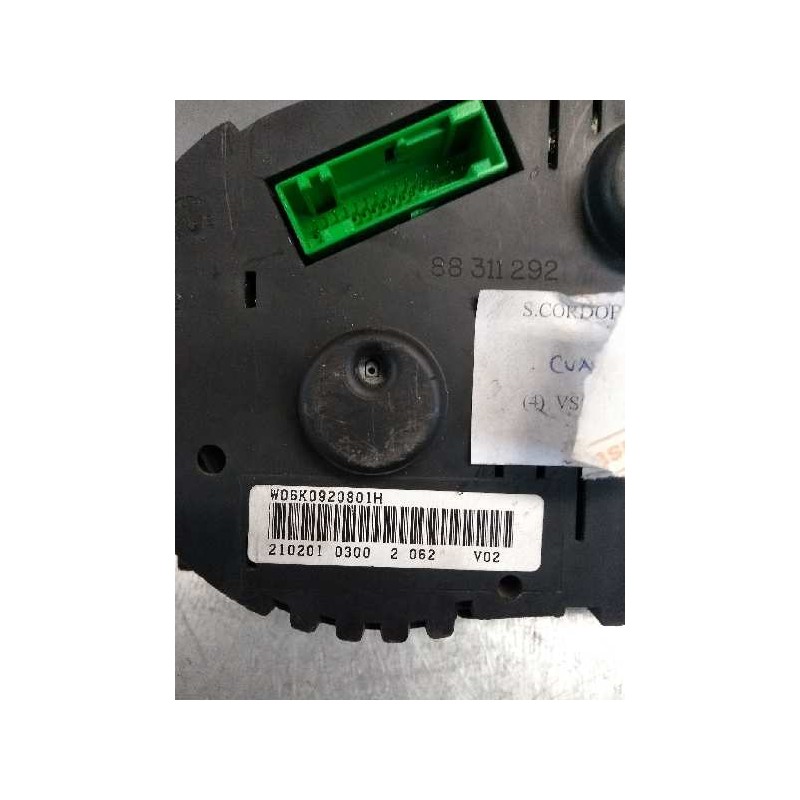 Recambio de cuadro instrumentos para seat cordoba berlina (6k2) 1.8 20v turbo referencia OEM IAM 110008924031 W06K0920801H 