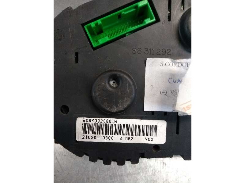 Recambio de cuadro instrumentos para seat cordoba berlina (6k2) 1.8 20v turbo referencia OEM IAM 110008924031 W06K0920801H 