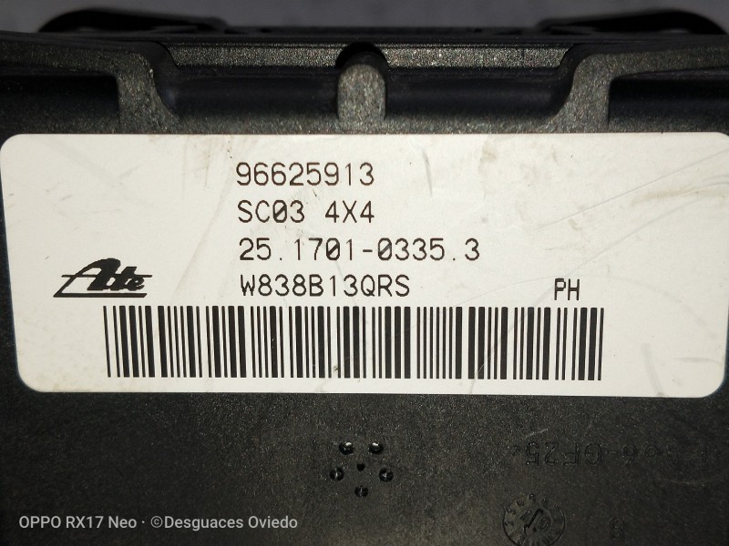 Recambio de modulo electronico para chevrolet captiva 2.0 vcdi ls referencia OEM IAM 96625913 W838B13QRS 