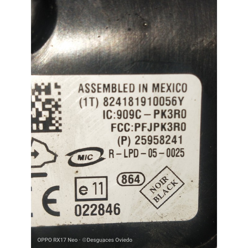 Recambio de conmutador de arranque para chevrolet captiva 2.0 vcdi ls referencia OEM IAM 824181910056Y 909CPK3R0 25958241