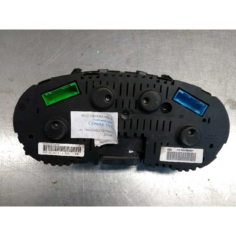 Recambio de cuadro instrumentos para seat cordoba berlina (6k2) 1.4 referencia OEM IAM 110008924001 W06K0920850 