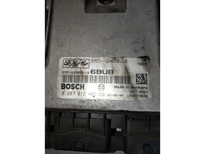 Recambio de centralita motor uce para ford focus berlina (cap) ghia referencia OEM IAM 0281012486 5M5112A650LB 