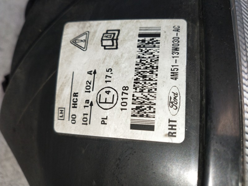 Recambio de faro izquierdo para ford focus berlina (cap) ghia referencia OEM IAM 4M5113W030AC  