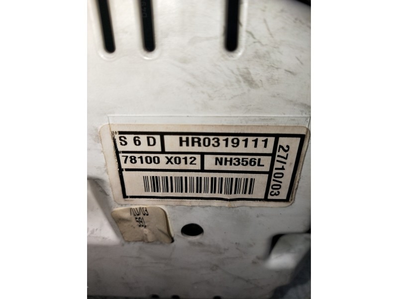 Recambio de cuadro instrumentos para honda civic berlina 5 (eu7/8) 1.6 vtec cat (d 16 v 1) referencia OEM IAM HR0319111  