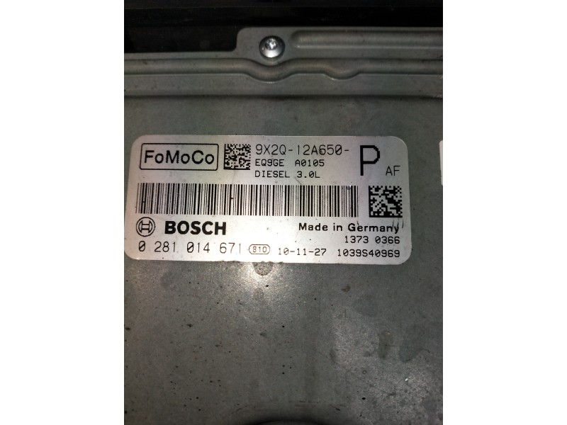 Recambio de centralita motor uce para land rover range rover sport v6 td s referencia OEM IAM 0281014671 9X2Q12A650 