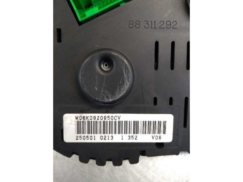 Recambio de cuadro instrumentos para seat cordoba vario (6k5) 1.9 tdi referencia OEM IAM W06K0920950CV 110008924012 