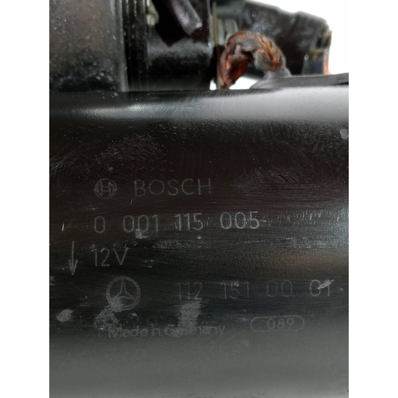 Recambio de motor arranque para mercedes clase e (w210) berlina 280 (210.063) referencia OEM IAM 0001115005 1121510001 