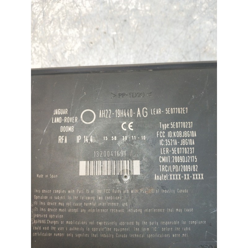 Recambio de modulo electronico para land rover range rover sport v6 td s referencia OEM IAM AH2219H440AG 1320041691 