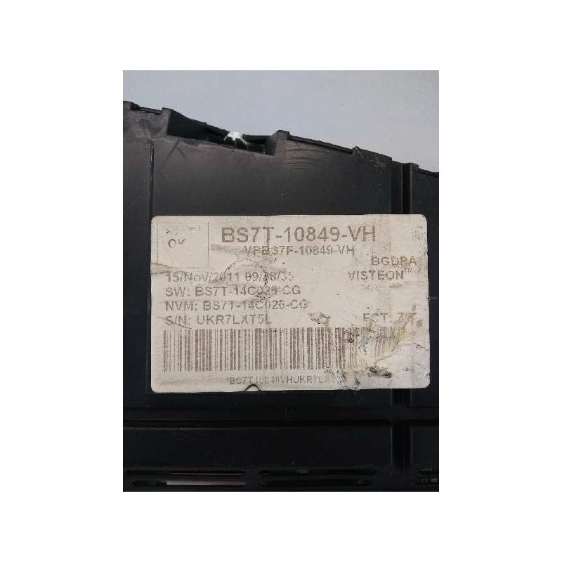Recambio de cuadro instrumentos para ford mondeo ber. (ca2) 2.0 tdci cat referencia OEM IAM BS7T10849 VH BGDPA