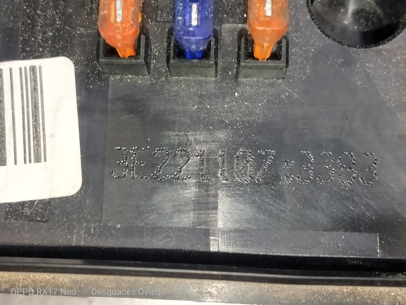 Recambio de caja reles / fusibles para audi s3 (8p) 2.0 tfsi referencia OEM IAM 3E2211073383  