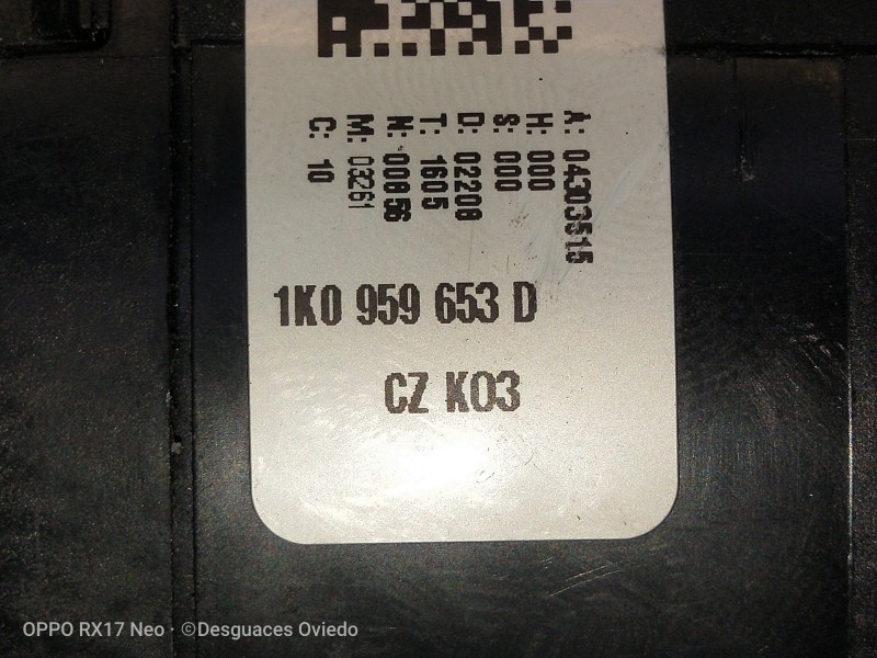Recambio de anillo airbag para audi s3 (8p) 2.0 tfsi referencia OEM IAM 1K0959653D  