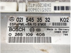 Recambio de centralita abs para mercedes clase e (w210) berlina 280 (210.063) referencia OEM IAM 0215453532 0265109408  2