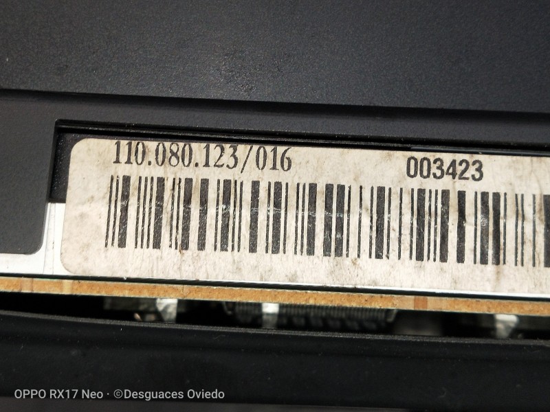 Recambio de cuadro instrumentos para opel vectra c berlina club referencia OEM IAM 09180286WR 110080123016 