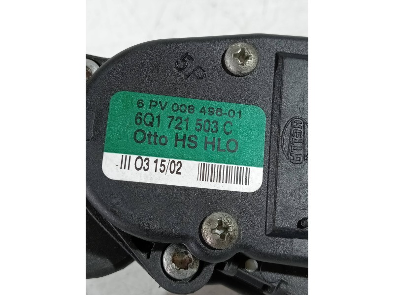 Recambio de potenciometro pedal para seat ibiza (6l1) fresh referencia OEM IAM 6PV00849601 6Q1721503C 
