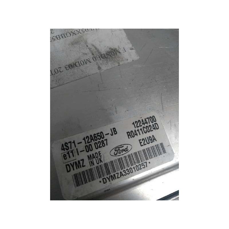 Recambio de centralita motor uce para ford mondeo berlina (ge) 2.0 tdci cat referencia OEM IAM R0411C024D 4S7112A650JB 12244700 