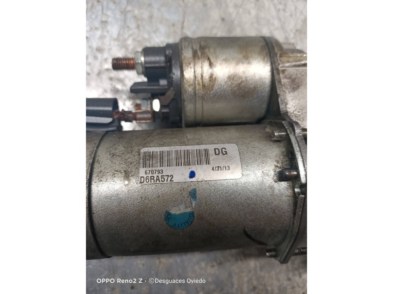 Recambio de motor arranque para peugeot 307 (s1) xn referencia OEM IAM 670793 D6RA572 