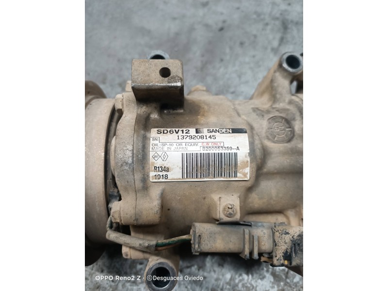 Recambio de compresor aire acondicionado para renault kangoo authentique referencia OEM IAM 8200953359A 1379208145 SD6V12 R134A